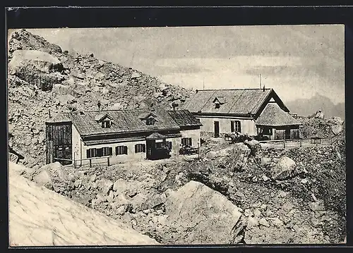 AK Wiener Neustädter Hütte, Berghütte an der Zugspitze