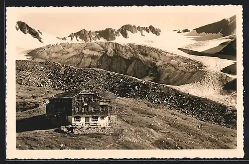 AK Verngat-Hütte, Blick auf die Berge