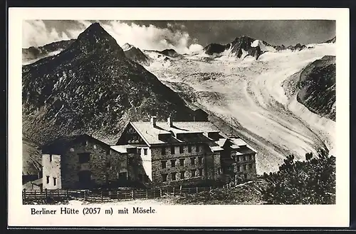 AK Berliner Hütte mit Mösele