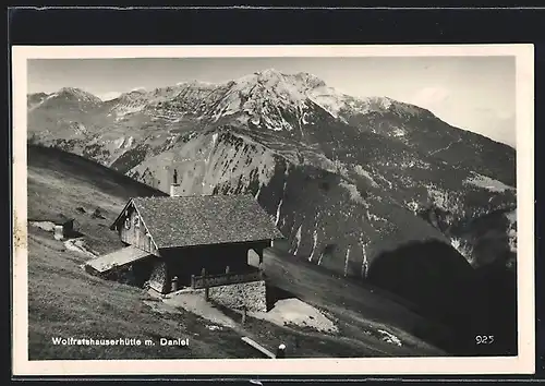 AK Wolfratshauserhütte, Berghütte mit Daniel