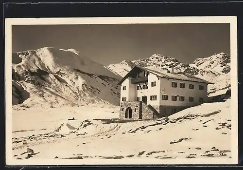 AK Kölner Haus, Berghütte auf Komperdell