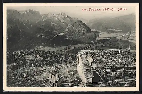 AK Anna-Schutzhaus, Berghütte mit Umgebung