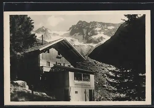 AK Grünewandhütte an der Grünwandspitze