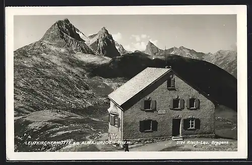 AK Leutkircherhütte, Berghütte am Almajurjoch