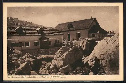 AK Wiener-Neustädter Hütte, Aussenansicht