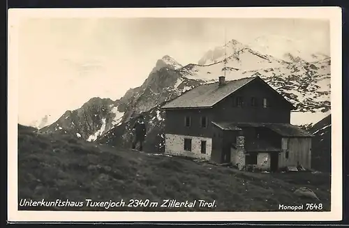 AK Unterkunftshaus Tuxerjoch, Berghütte im Zillertal