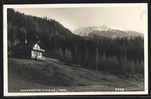 AK Tulferhütte, Berghütte mit Panorama