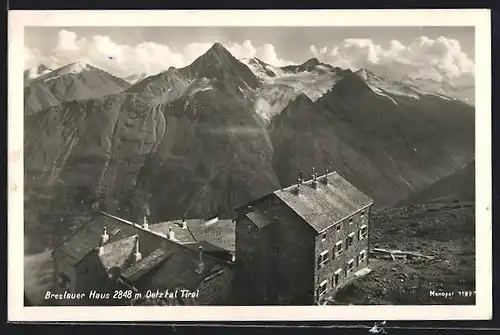 AK Breslauer Haus, Berghütte im Oetztal