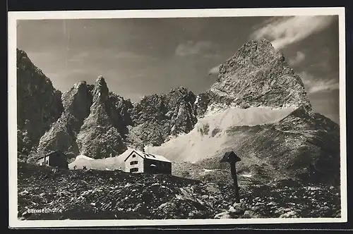AK Lamsenhütte am Karwendel