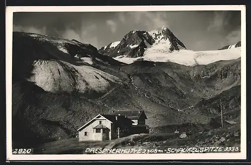 AK Dresdnerhütte, Berghütte vor Schaufelspitze