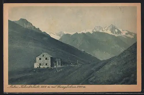 AK Matrei-Kaisertörlhütte, Berghütte mit Grossglockner