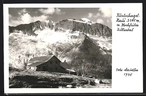 AK Furtschagelhaus m. Hochfeiler Zillertal