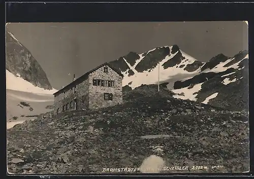 AK Darmstädterhütte mit Scheibler