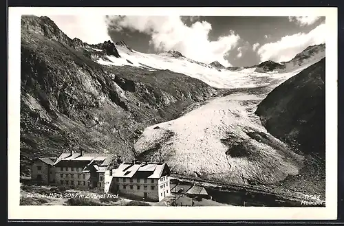 AK Berliner Hütte Zillertal mit Gletscher