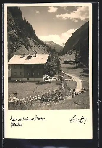 Foto-AK Hans Hruschka Nr. 230: Stillupp, Alpenhaus Lacknerbrunn
