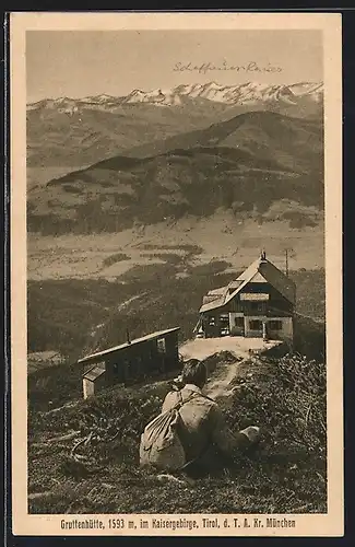 AK Gruttenhütte im Kaisergebirge