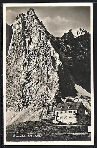 AK Falkenhütte im Karwendel-Gebirge