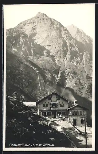 AK Grawandhütte im Zillertal, auf 1535 m ü. NN