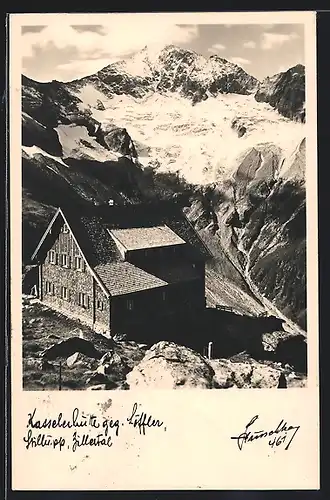 AK Kasselerhütte, Berghütte geg. Löffler