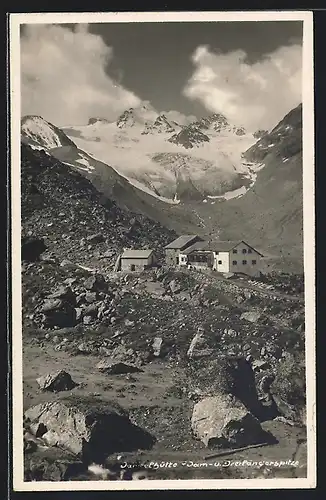 AK Jamtalhütte, Blick auf Jam- und Dreiländerspitze