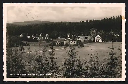 AK Rautenkranz, Blick zum Ort