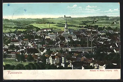 AK Rosswein, Panorama mit Kirche