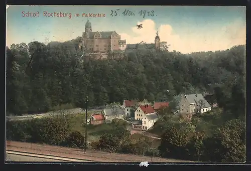 AK Rochsburg, Ort und Schloss im Muldentale
