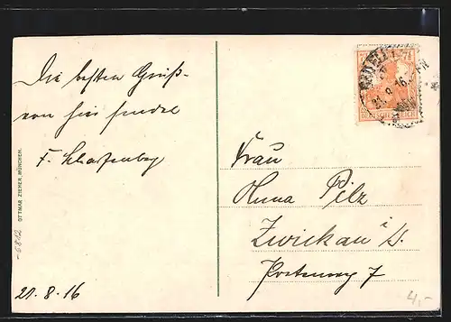 AK Bad Elster, Ortsansicht aus der Vogelschau, Elster