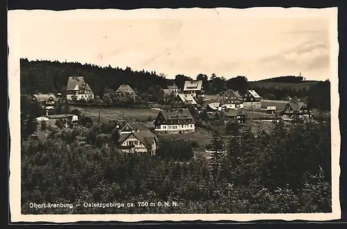 AK Oberbärenburg /Osterzgebirge, Ortspartie