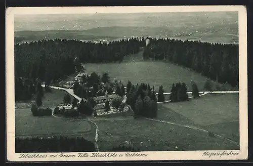 AK Bad Reiboldsgrün, Zöbischhaus mit Pension Villa Zöbischhöhe und Carlsturm