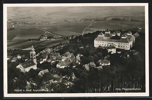 AK Augustusburg, Schloss und Stadt
