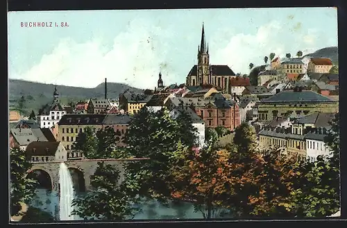 AK Buchholz / Erzg., Ortsansicht