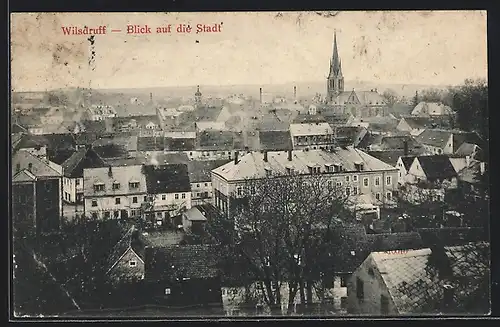 AK Wilsdruff, Blick auf die Stadt
