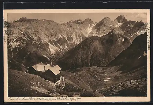 AK Innsbrucker Hütte, Berghütte gegen Tribulaungruppe