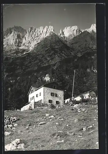 AK Gaudeamushütte, Berghütte am Wilden Kaiser