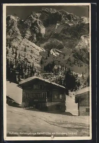 AK Kaindlhütte, Berghütte am Steinberg, Kufstein-Kaisergebirge