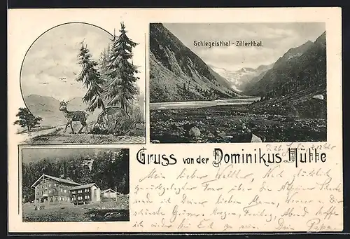 AK Dominikus-Hütte, Berghütte Schlegeisthal-Zillerthal