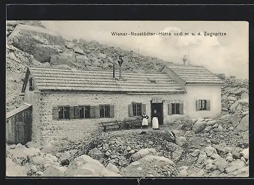 AK Wiener-Neustädter-Hütte a. d. Zugspitze, Ortsansicht