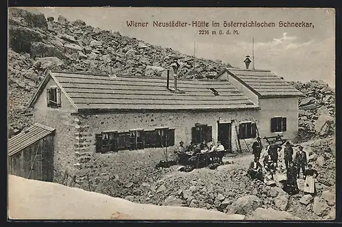 AK Wiener Neustädter-Hütte, Berghütte im österreichischen Schneekar