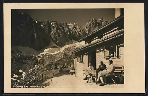 AK Coburger Hütte, Berghütte und Mieminger Gruppe