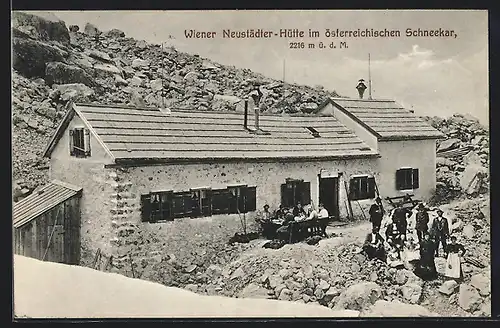 AK Wiener Neustädter-Hütte, Berghütte im österreichischen Schneekar