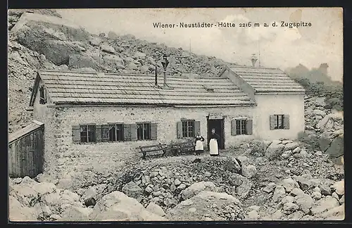 AK Wiener-Neustädter-Hütte a. d. Zugspitze, Ortsansicht