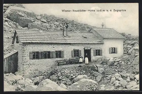 AK Wiener-Neustädter-Hütte a. d. Zugspitze, Ortsansicht