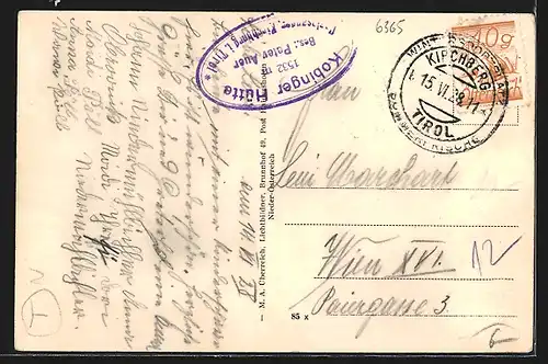 AK Köbinger Hütte, Berghütte b. Kirchberg, Kapelle Maria Heimsuchung