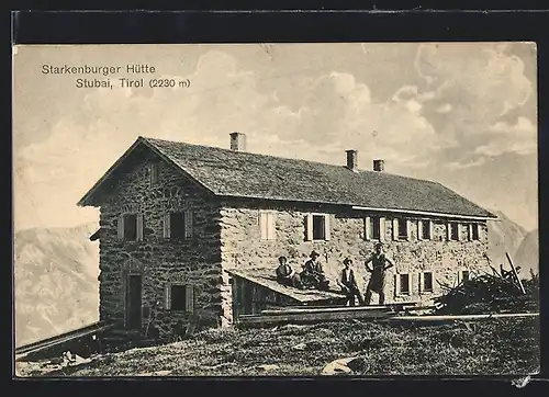 AK Starkenburger Hütte, Berghütte im Stubai