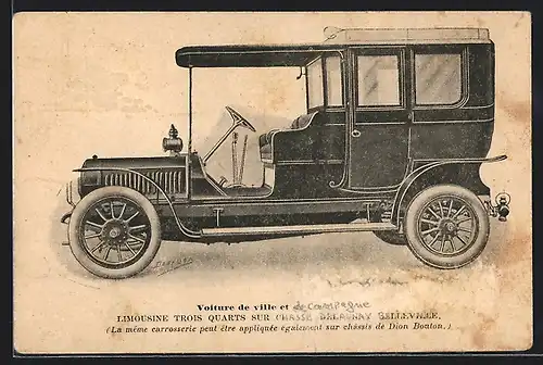 AK Auto Delaunay-Belleville, Limousine Trois Quarts, Societe Generale d`Automobiles