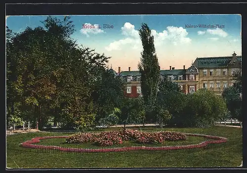 AK Riesa, Kaiser-Wilhelm-Platz