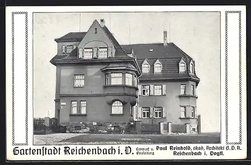 AK Reichenbach i. V., Gebäude v. Paul Reinhold