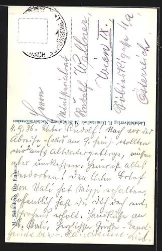 AK Mähr. Schönberg, Rathaus