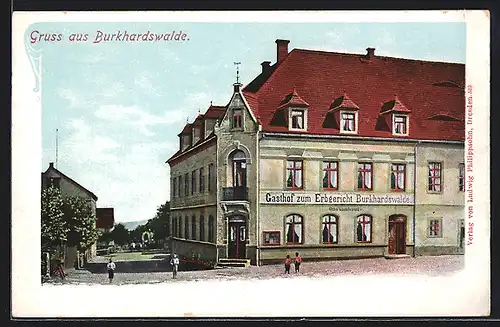 AK Burkhardswalde / Meissen, Gasthaus Zum Erbgericht